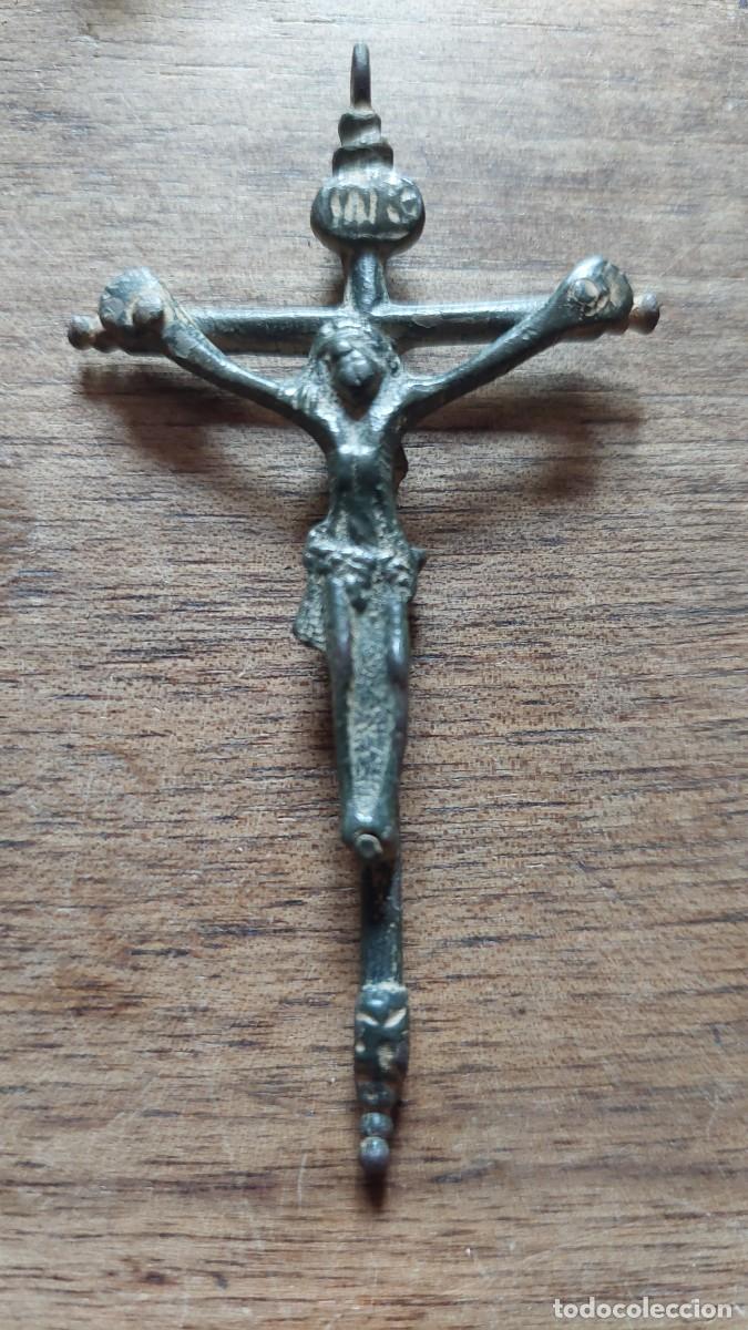 Antig&uuml;edades: Magn&iacute;fico antiguo Crucifijo