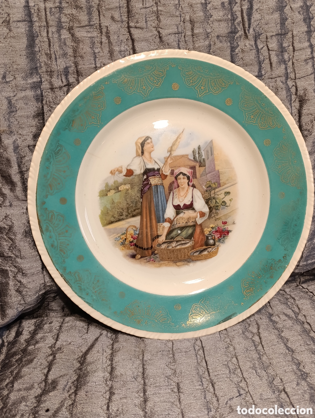 Antig&uuml;edades: Plato 20 cm santa clara