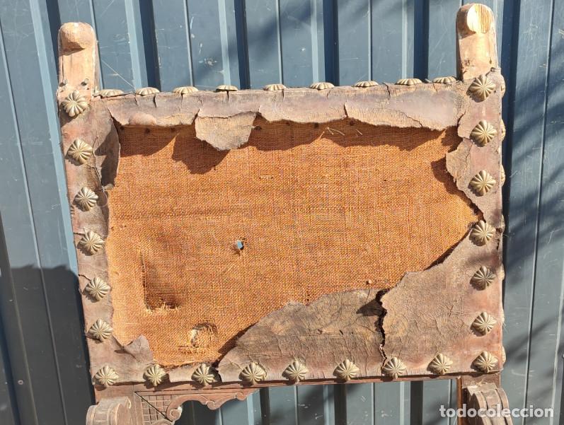 Antig&uuml;edades: ANTIGUO SILLON CASTELLANO PARA RESTAURAR - Foto 2