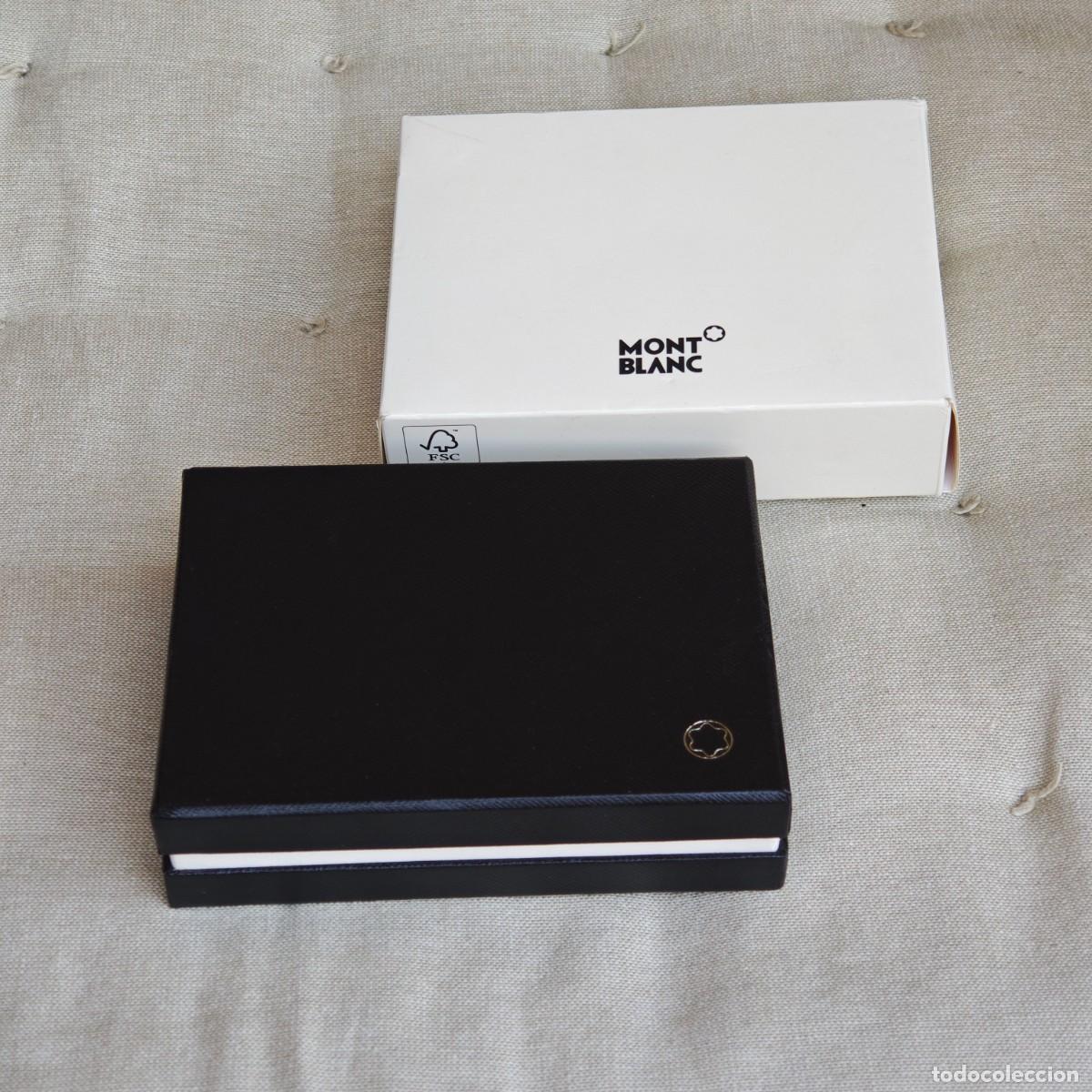 Antig&uuml;edades: MONTBLANC 106653 Meisterstuck caja embalaje tarjetero cartera boite scatola box