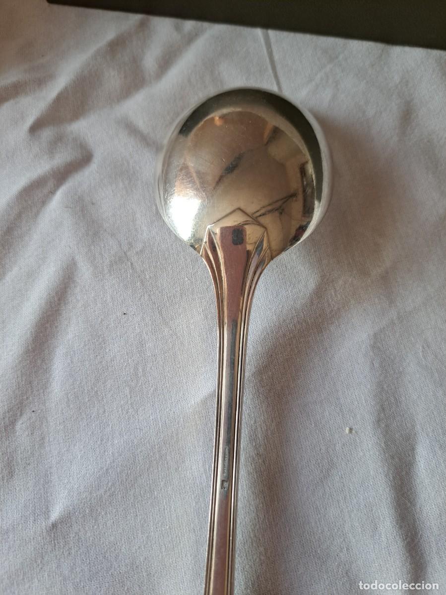 Antig&uuml;edades: Cuchara de servir Cristofle , caja original. - Foto 10
