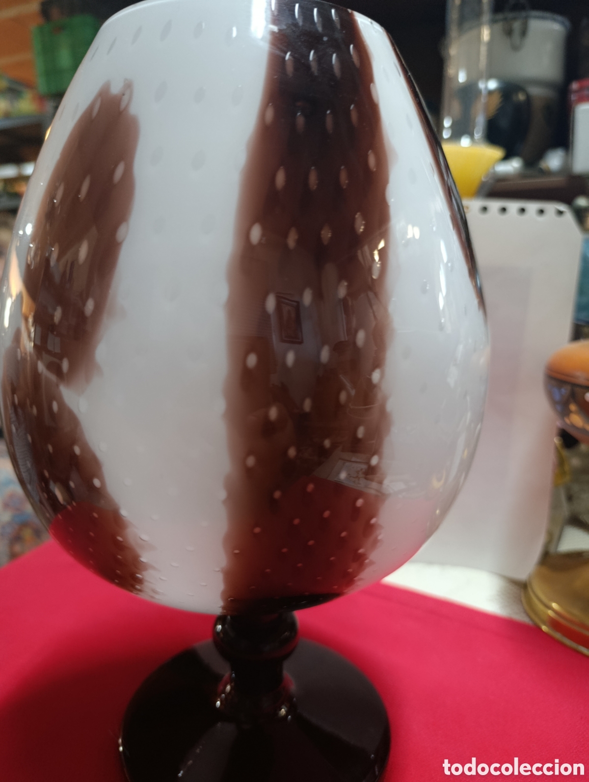 Antig&uuml;edades: Precioso copon de cristal de murano. - Foto 4