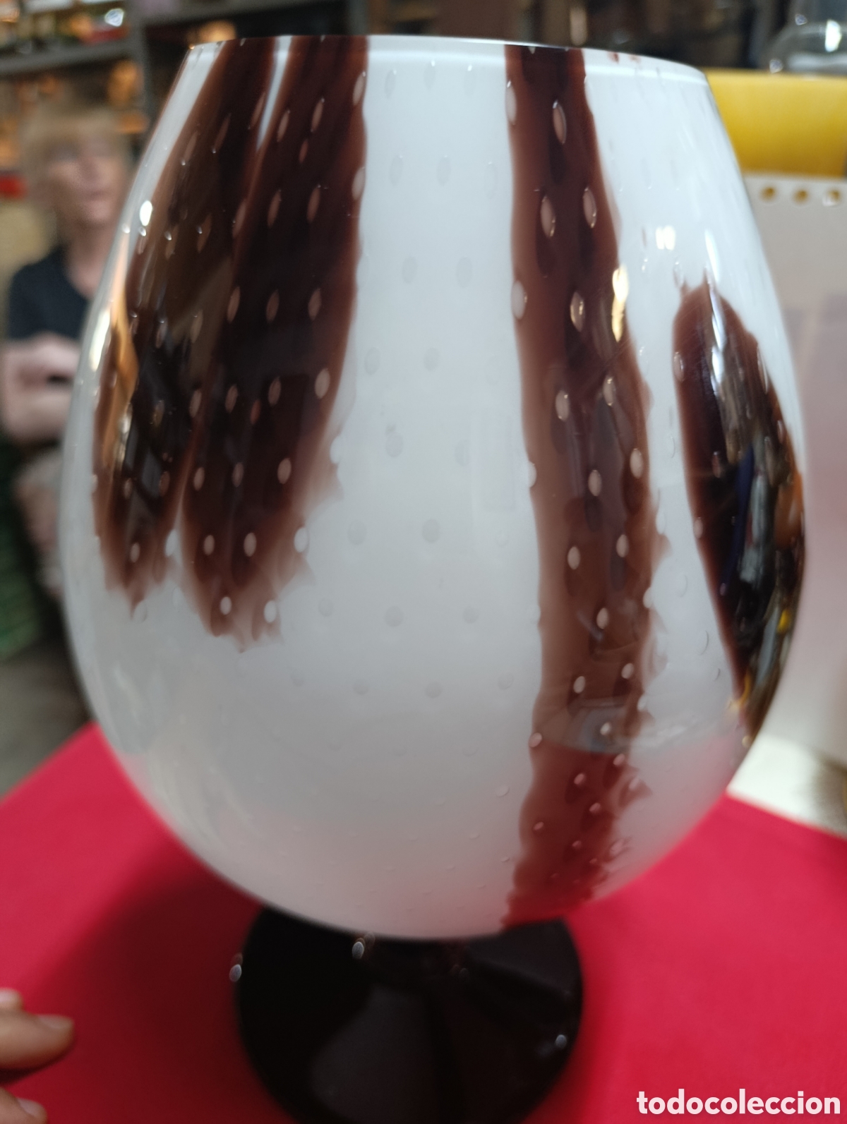 Antig&uuml;edades: Precioso copon de cristal de murano. - Foto 6