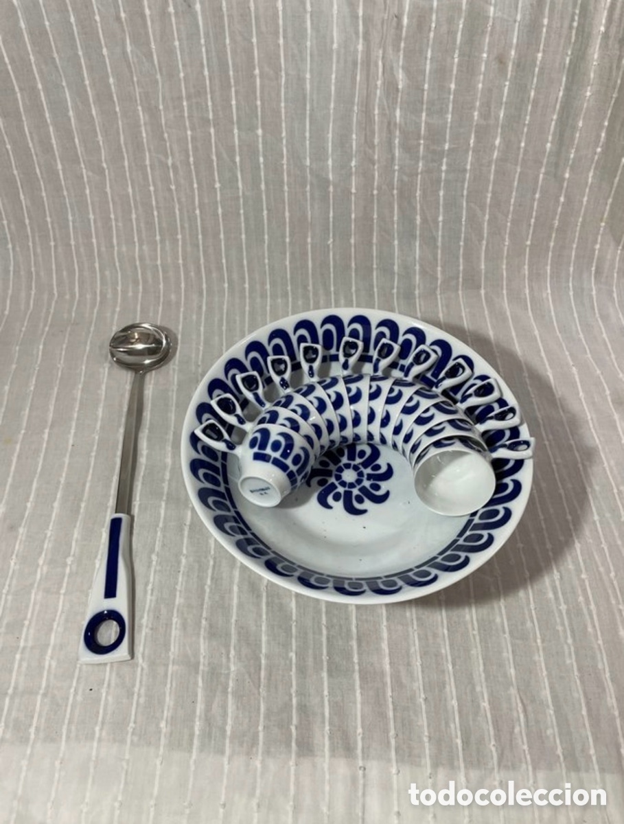 Antig&uuml;edades: Sargadelos queimada azul y blanca