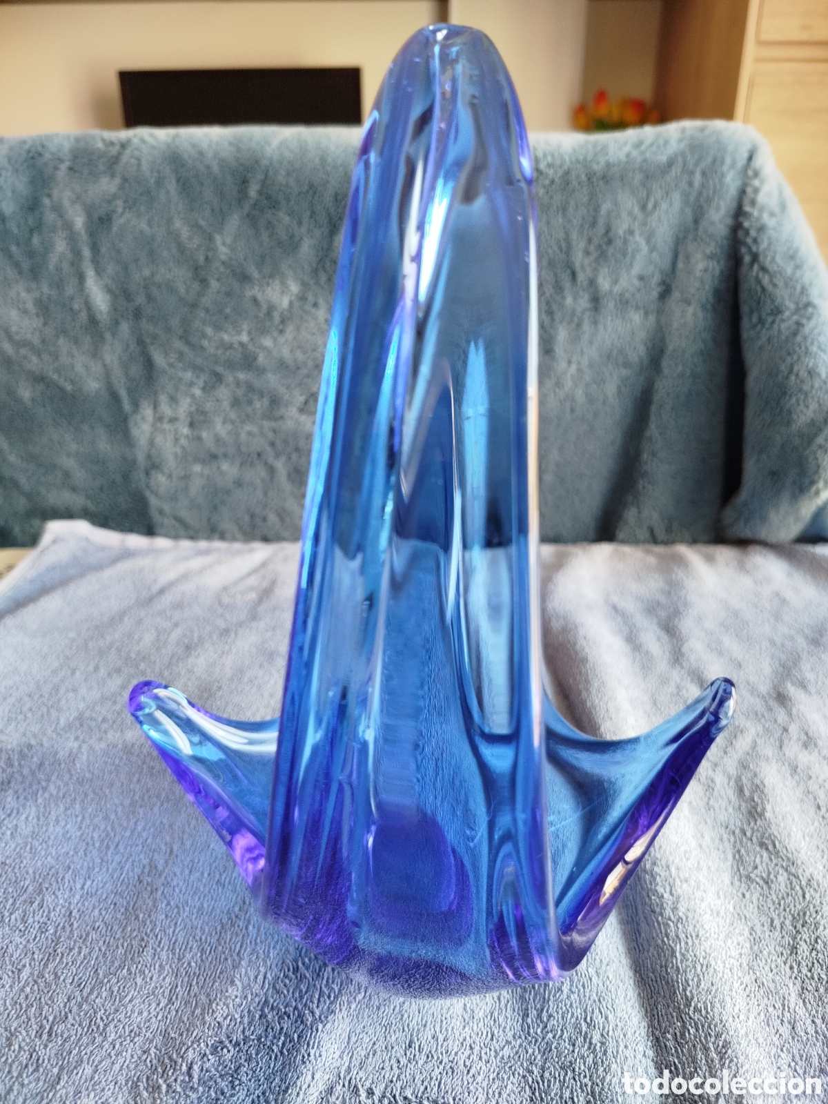 Antig&uuml;edades: Centro de mesa en cristal soplado de Murano - Foto 2