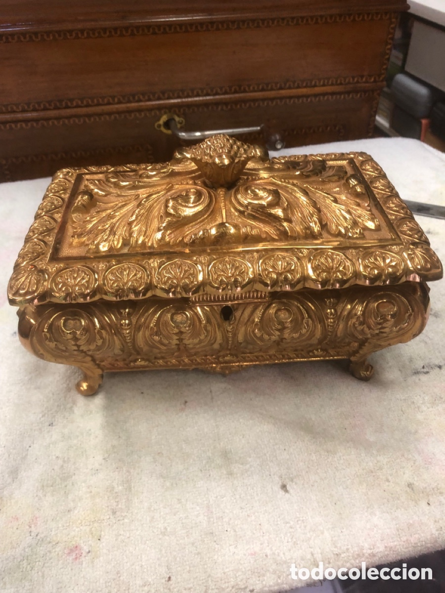 Antig&uuml;edades: Caja o arc&oacute;n joyero &hellip;&hellip;&hellip; - Foto 3