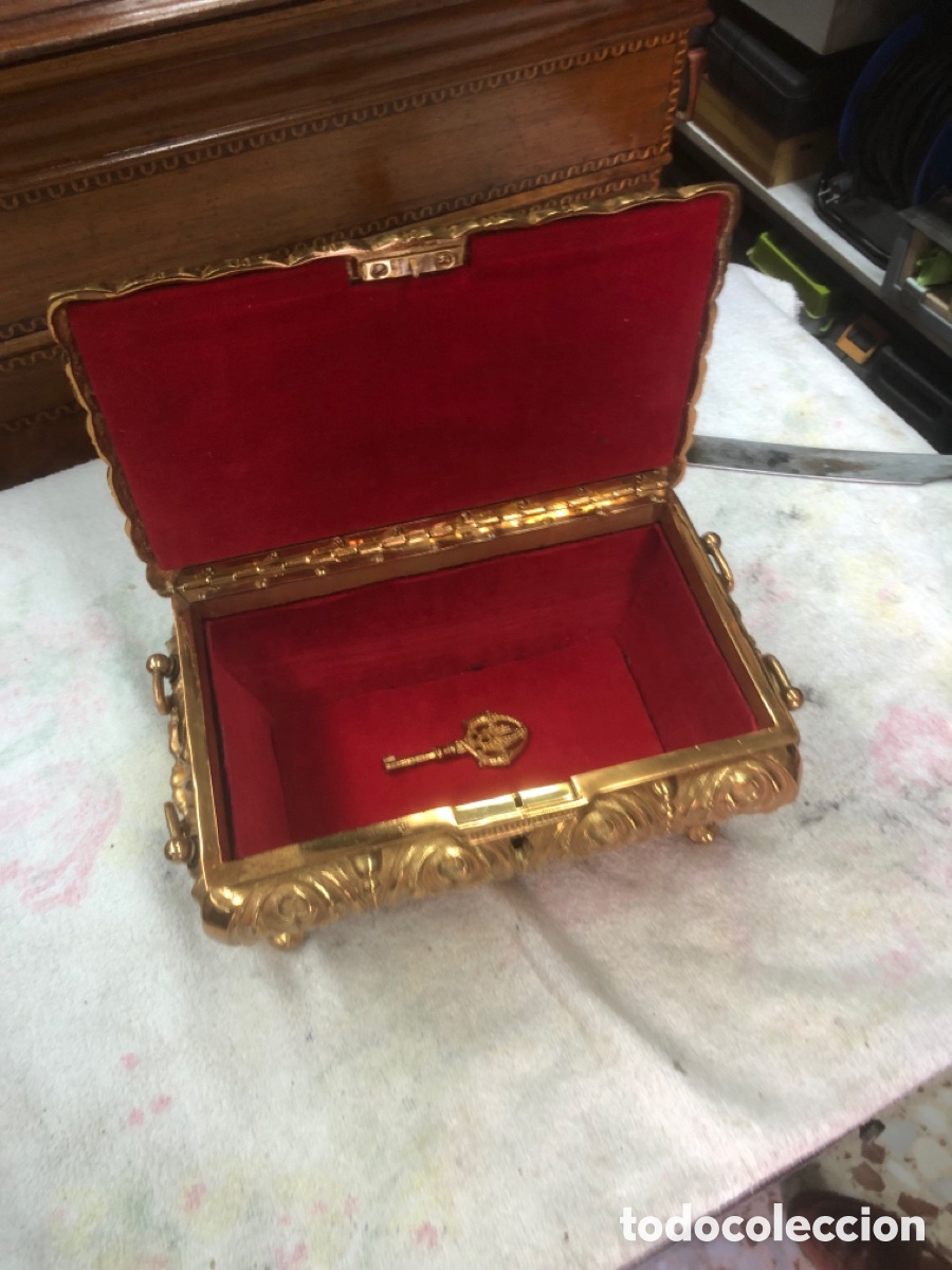 Antig&uuml;edades: Caja o arc&oacute;n joyero &hellip;&hellip;&hellip; - Foto 12