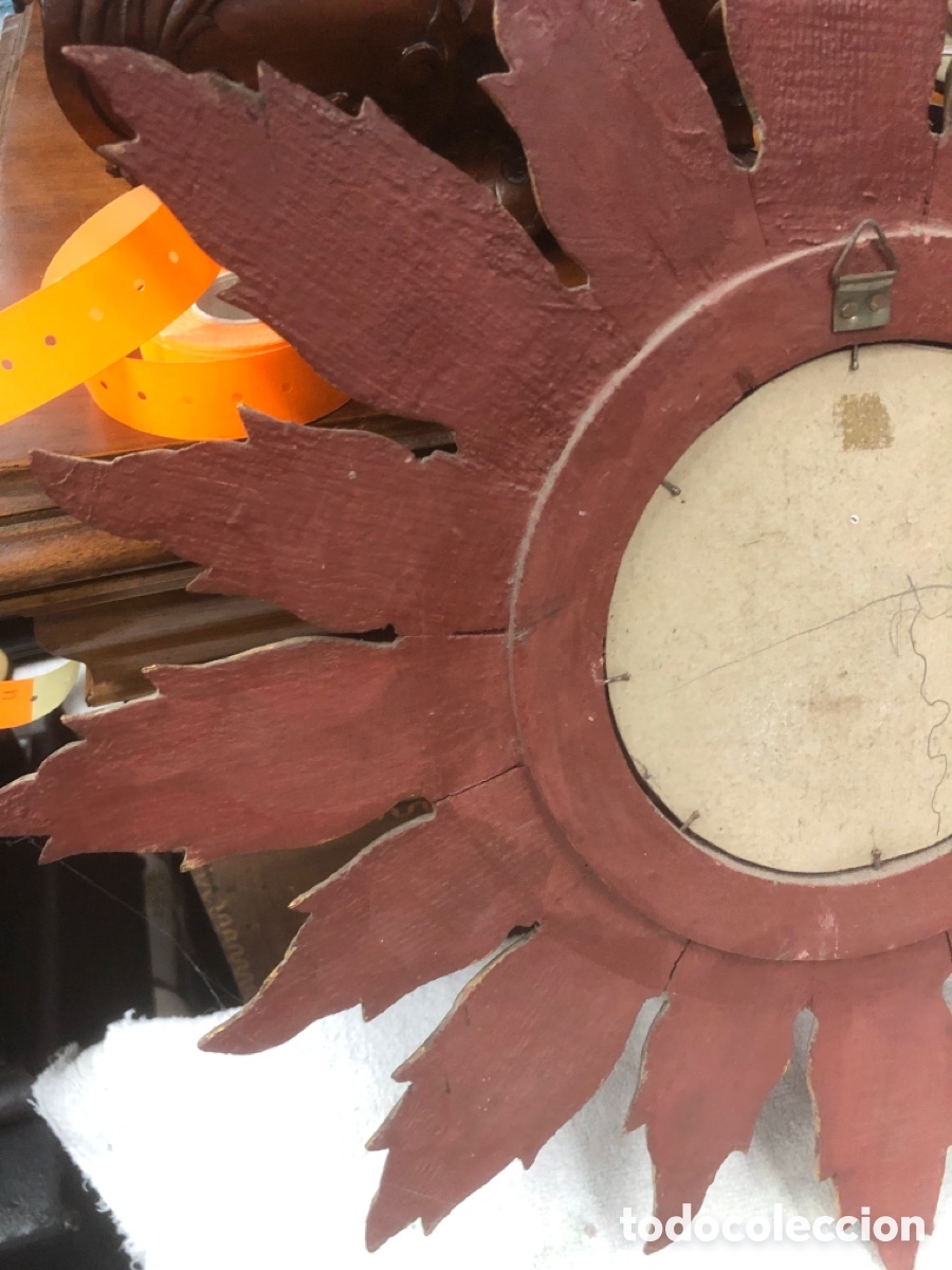 Antig&uuml;edades: Espejo forma de sol &hellip;&hellip;&hellip; - Foto 8