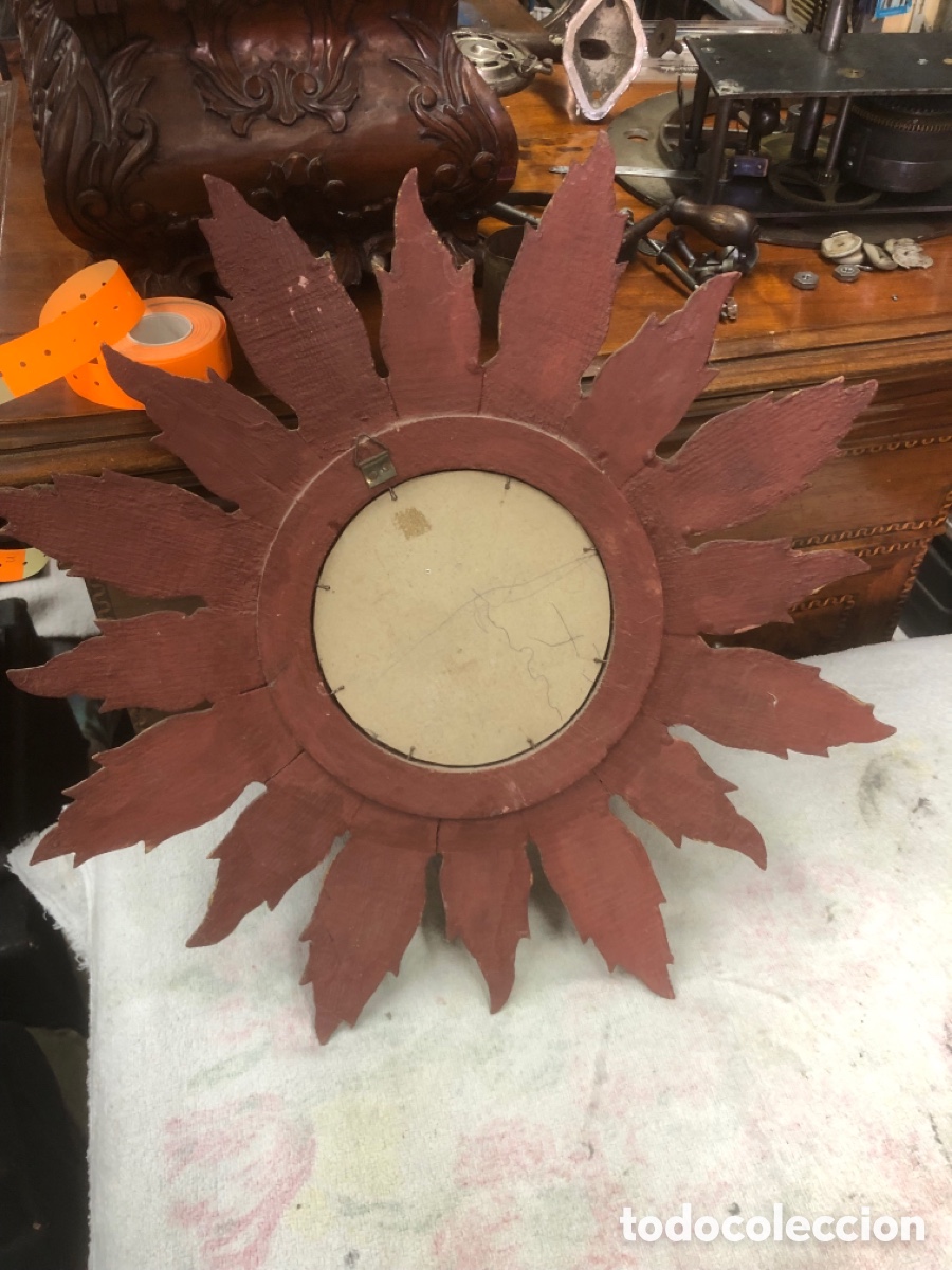 Antig&uuml;edades: Espejo forma de sol &hellip;&hellip;&hellip; - Foto 11