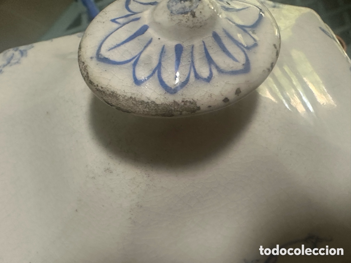 Antig&uuml;edades: Preciosa sopera ochavada - Foto 17