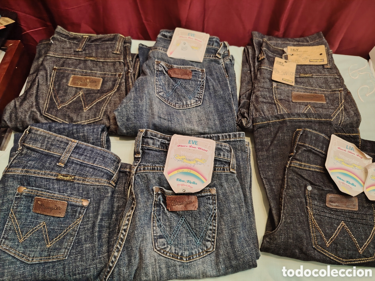 Antig&uuml;edades: Lote de vaqueros antiguos nuevos