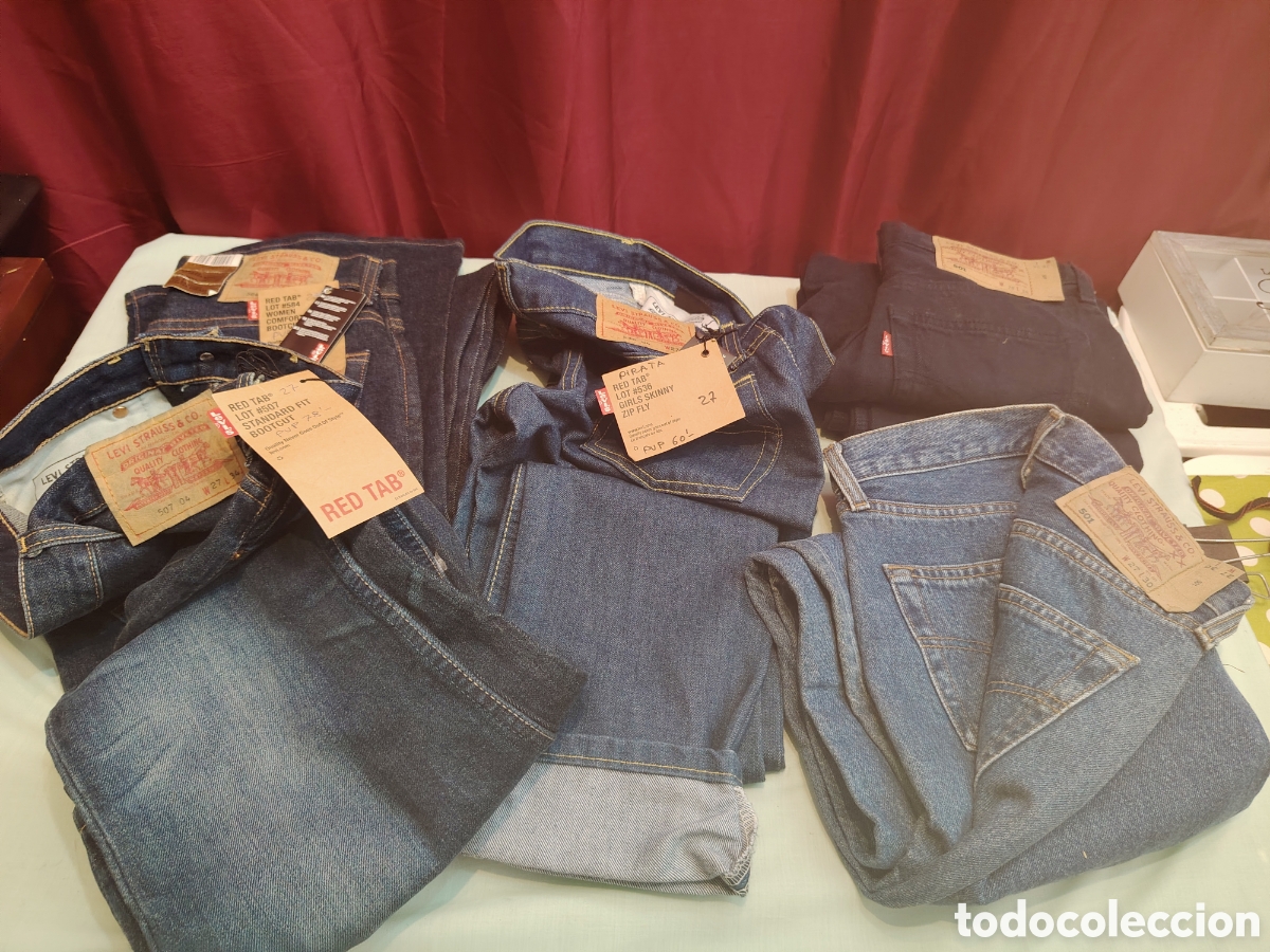 Antig&uuml;edades: Lote de vaqueros antiguos