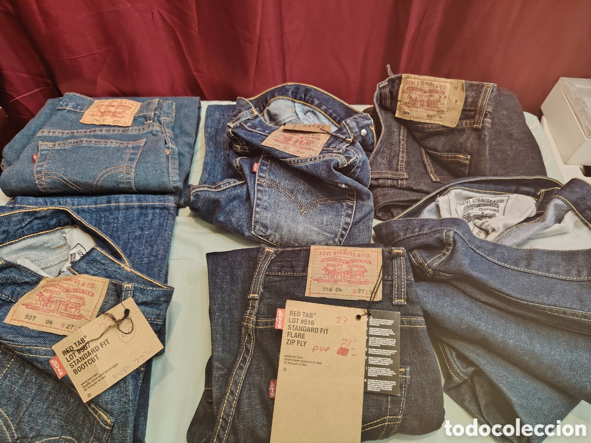 Antig&uuml;edades: Lote de vaqueros antiguos