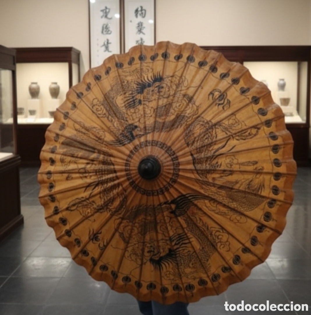 Antig&uuml;edades: Antigua sombrilla oriental