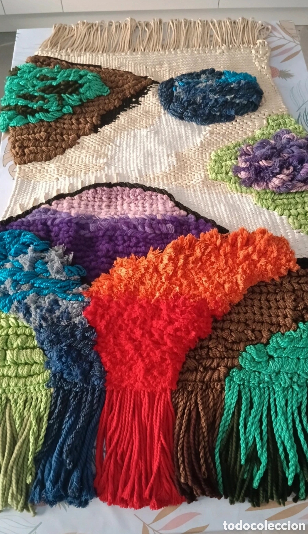 Antiquit&auml;ten: Tapiz de pared handmade