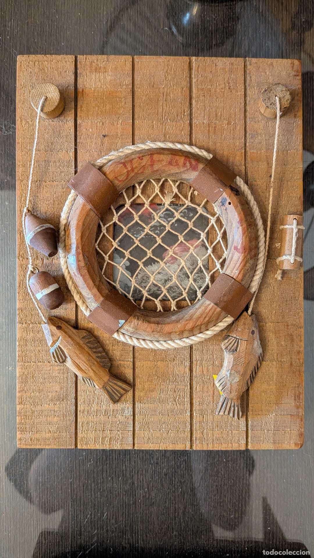 Antig&uuml;edades: PRI-012: Caja decorativa de tem&aacute;tica marinera