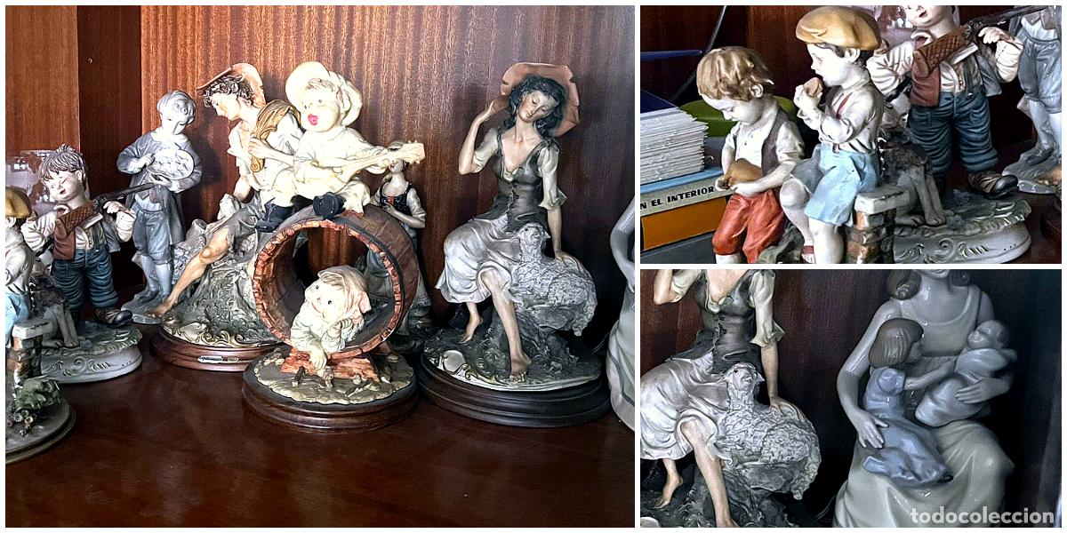 Antig&uuml;edades: Lote de figuras decorativas de estilo costumbrista
