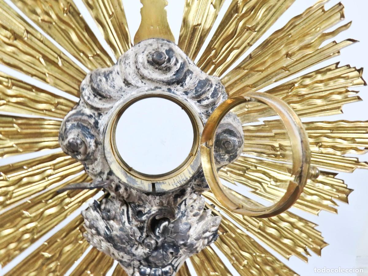 Antig&uuml;edades: OSTENSORIO CUSTODIA BARROCA DE ALTAR 58 cm - Foto 4