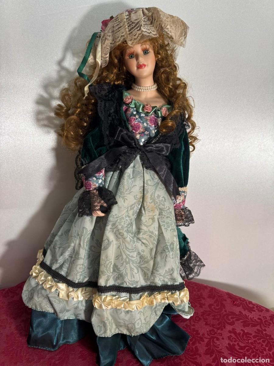 Antig&uuml;edades: Mu&ntilde;eca de porcelana decorativa - Foto 1