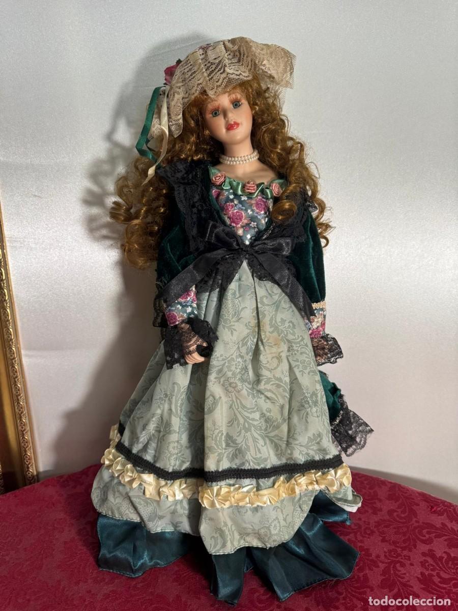 Antig&uuml;edades: Mu&ntilde;eca de porcelana decorativa - Foto 2