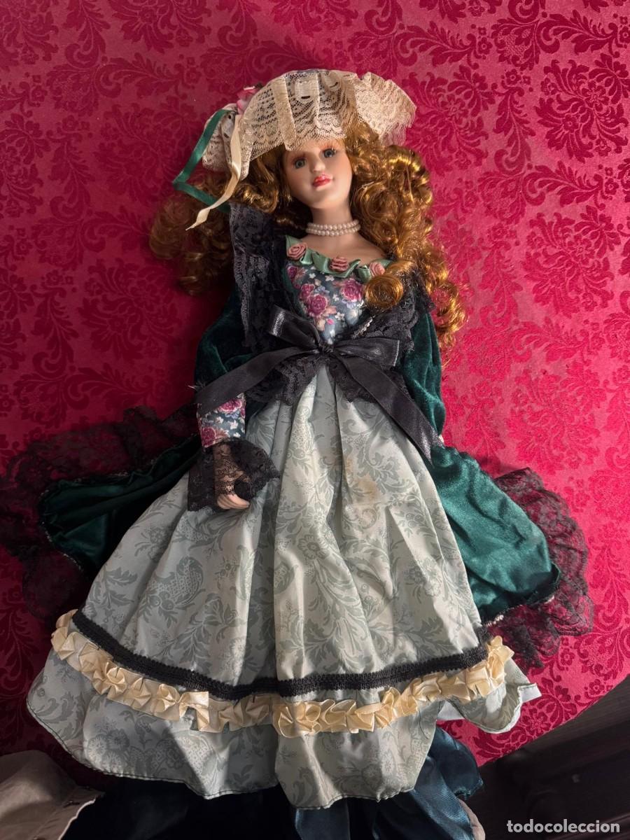 Antig&uuml;edades: Mu&ntilde;eca de porcelana decorativa - Foto 3