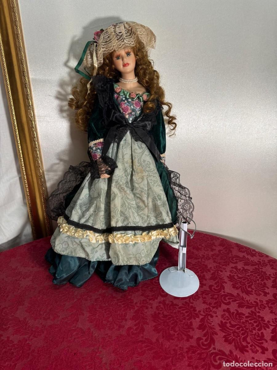 Antig&uuml;edades: Mu&ntilde;eca de porcelana decorativa - Foto 4