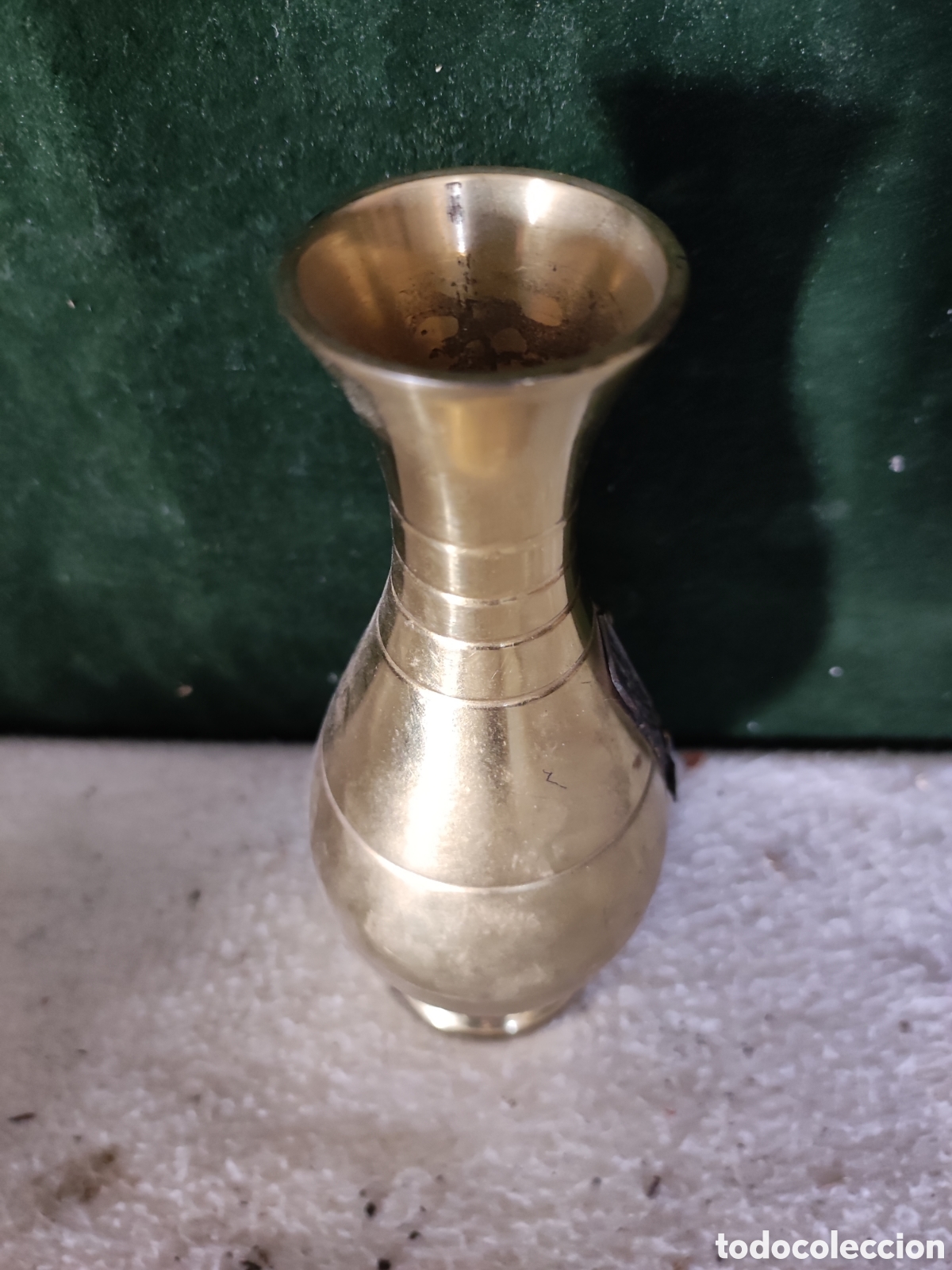 Antig&uuml;edades: Jarroncito de bronce antiguo - Foto 2