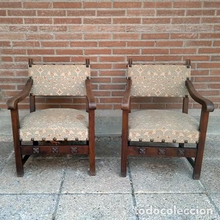 Antig&uuml;edades: Sillones cl&aacute;sicos r&uacute;sticos, estilo castellano