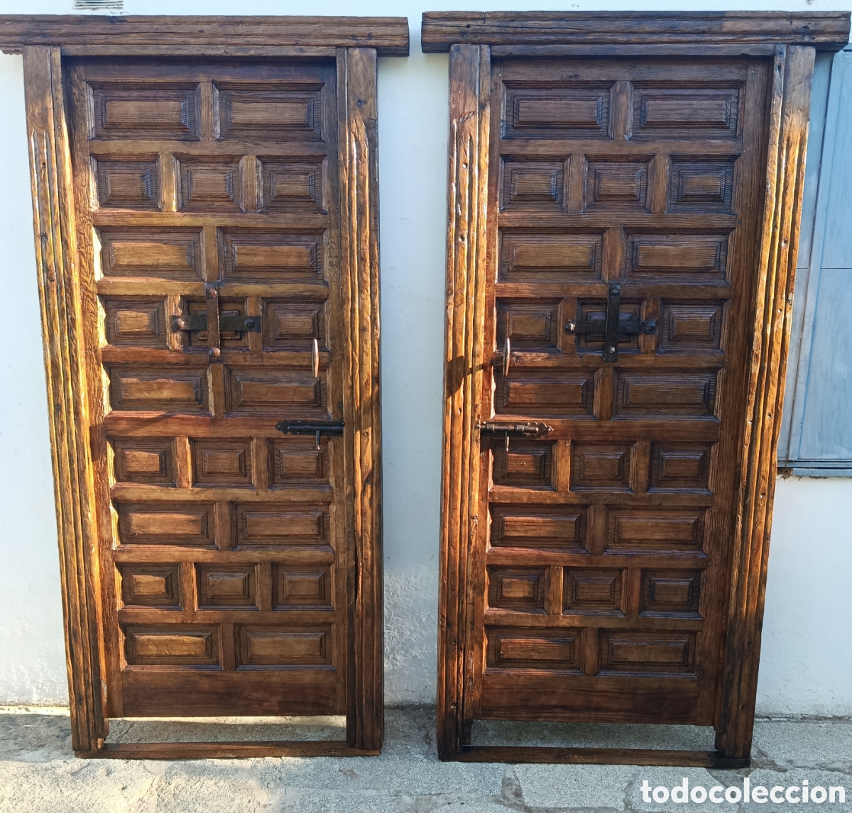 Antig&uuml;edades: Pareja de puertas antiguas - Foto 6