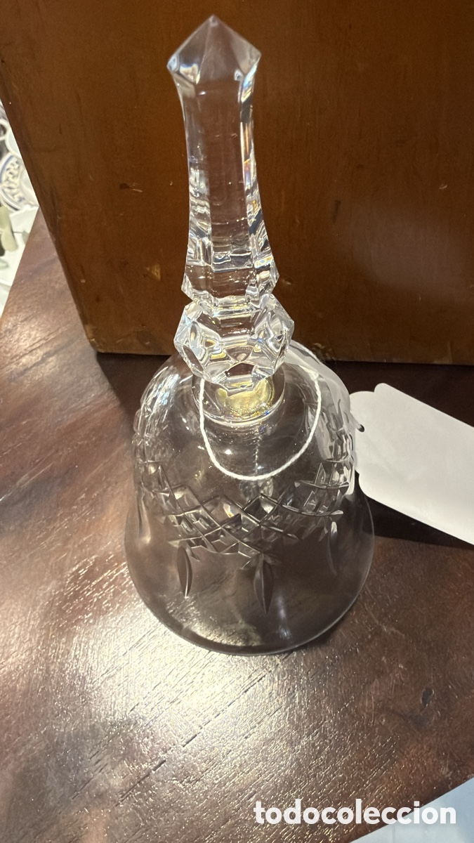 Antig&uuml;edades: CAMPANA CRISTAL TALLADO - Foto 3