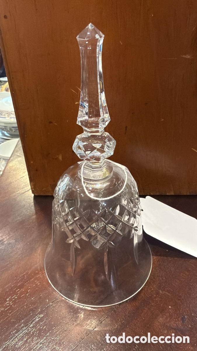 Antig&uuml;edades: CAMPANA CRISTAL TALLADO