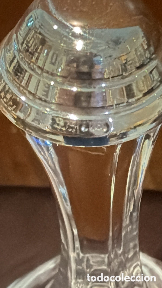 Antig&uuml;edades: CAMPANA CRISTAL CON PLATA - Foto 3