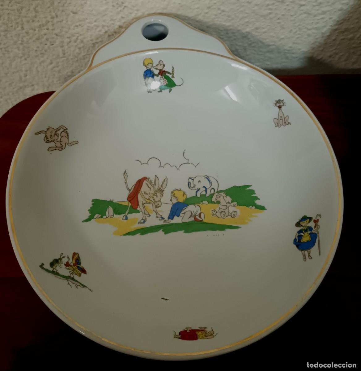 Antig&uuml;edades: PAPILLERA INFANTIL SANTANDER NUMERADA 20 CM. DI&Aacute;METRO