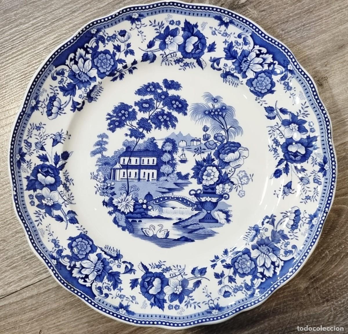 Antig&uuml;edades: Plato de cer&aacute;mica Ironstone, Reino Unido