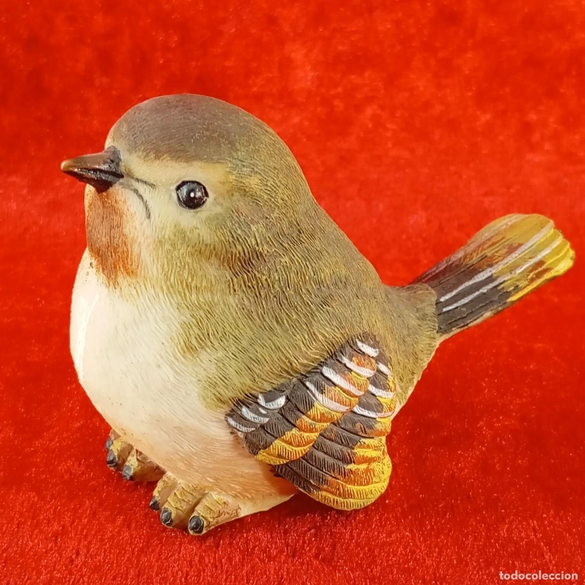 Antig&uuml;edades: FIGRUA DECORATIVA EN FORMA DE P&Aacute;JARO - RAZ IMPORTS - DE CERAMICA - 8 X 10 X 6 CM / 2213