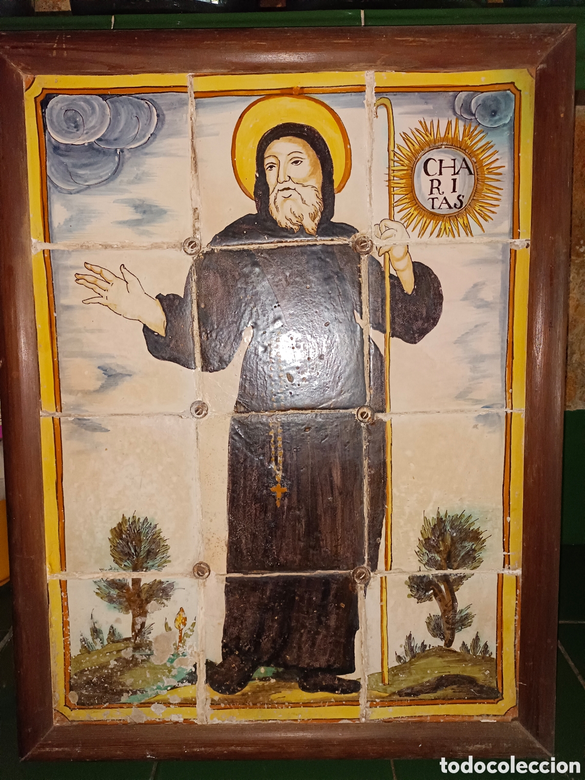 Antig&uuml;edades: Panel de Azulejos Catalanes S.XVIII