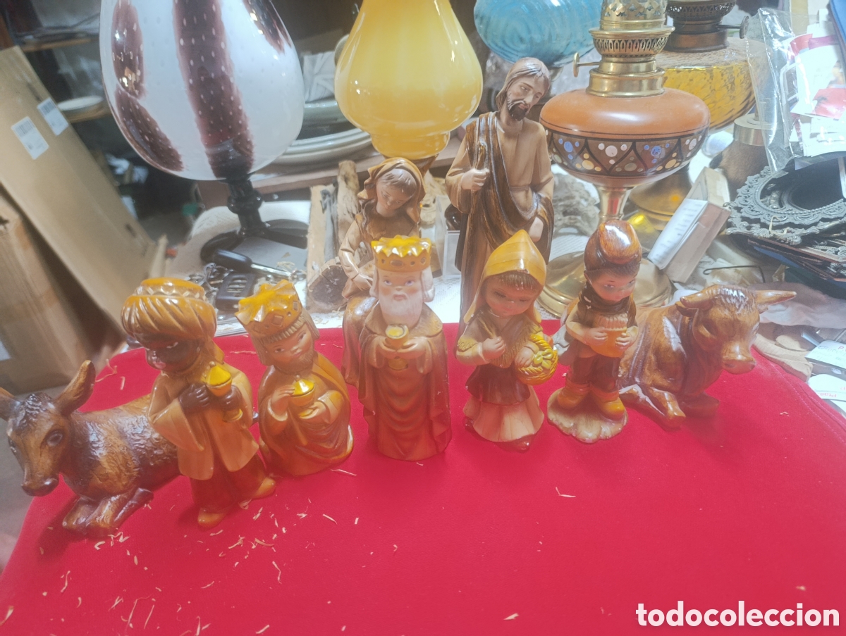 Antig&uuml;edades: Belen catalan vintage piezas numeradas.