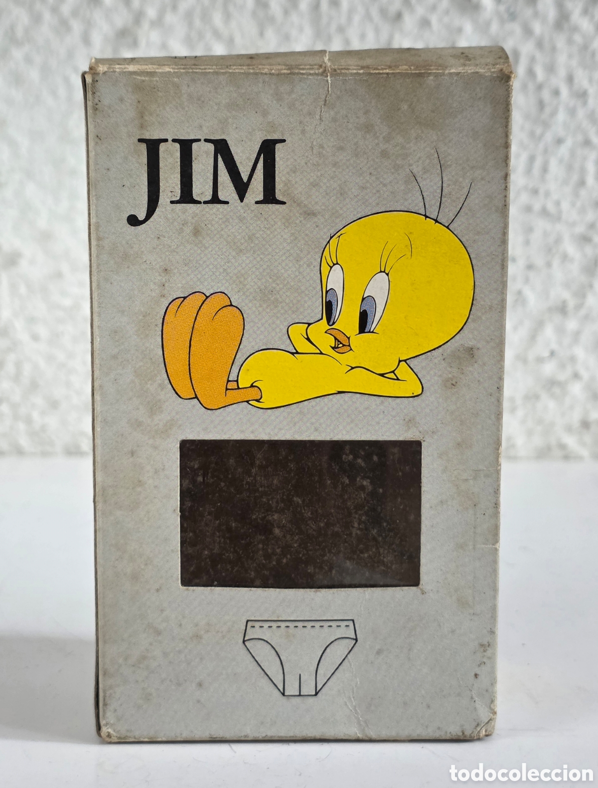 Antiques: Caja vac&iacute;a Jim Personajes Looney Tunes Warner Bros Piol&iacute;n Bugs Bunny Coyote Pato Lucas - Igualada