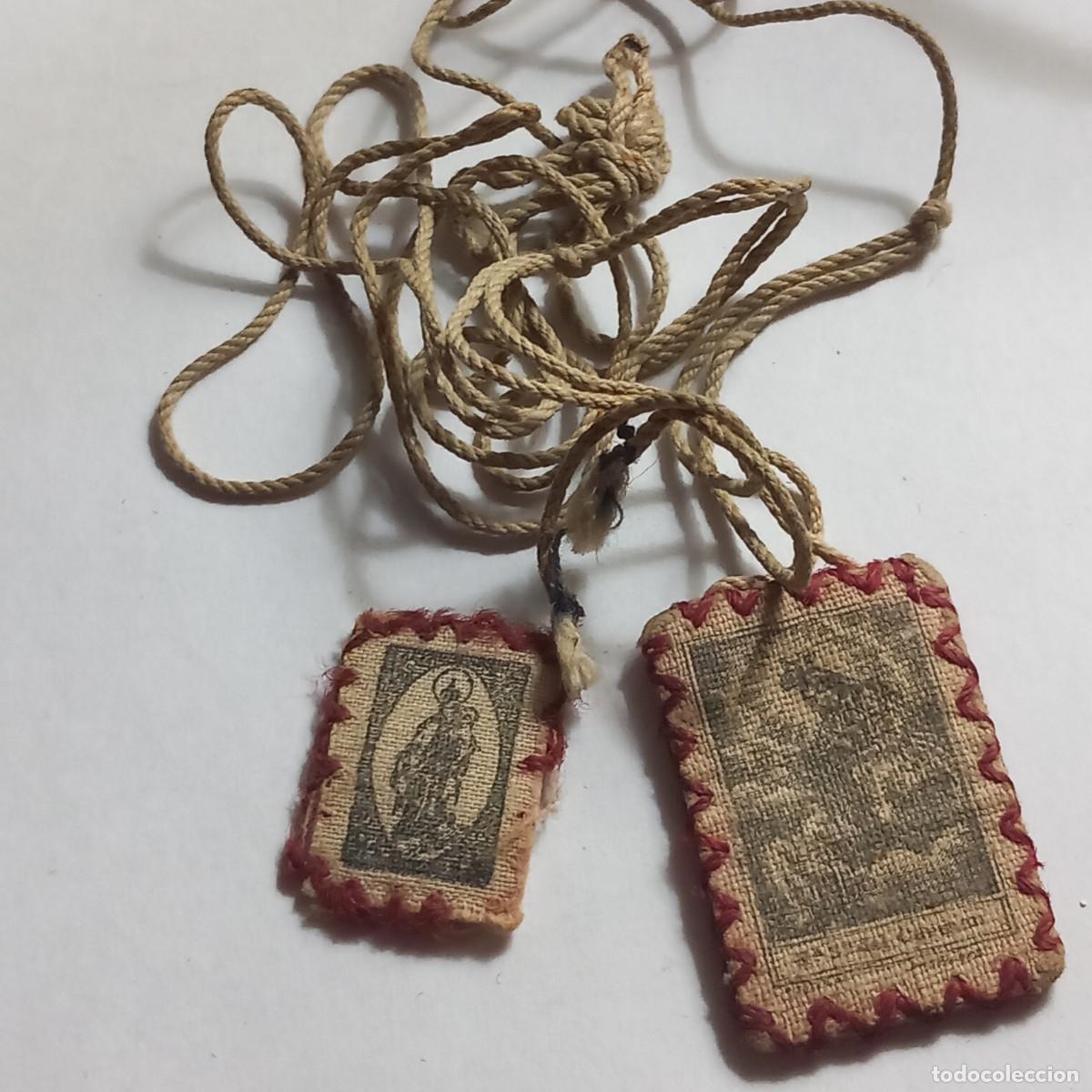 Antig&uuml;edades: Antiguo escapulario primera mitad siglo XX.