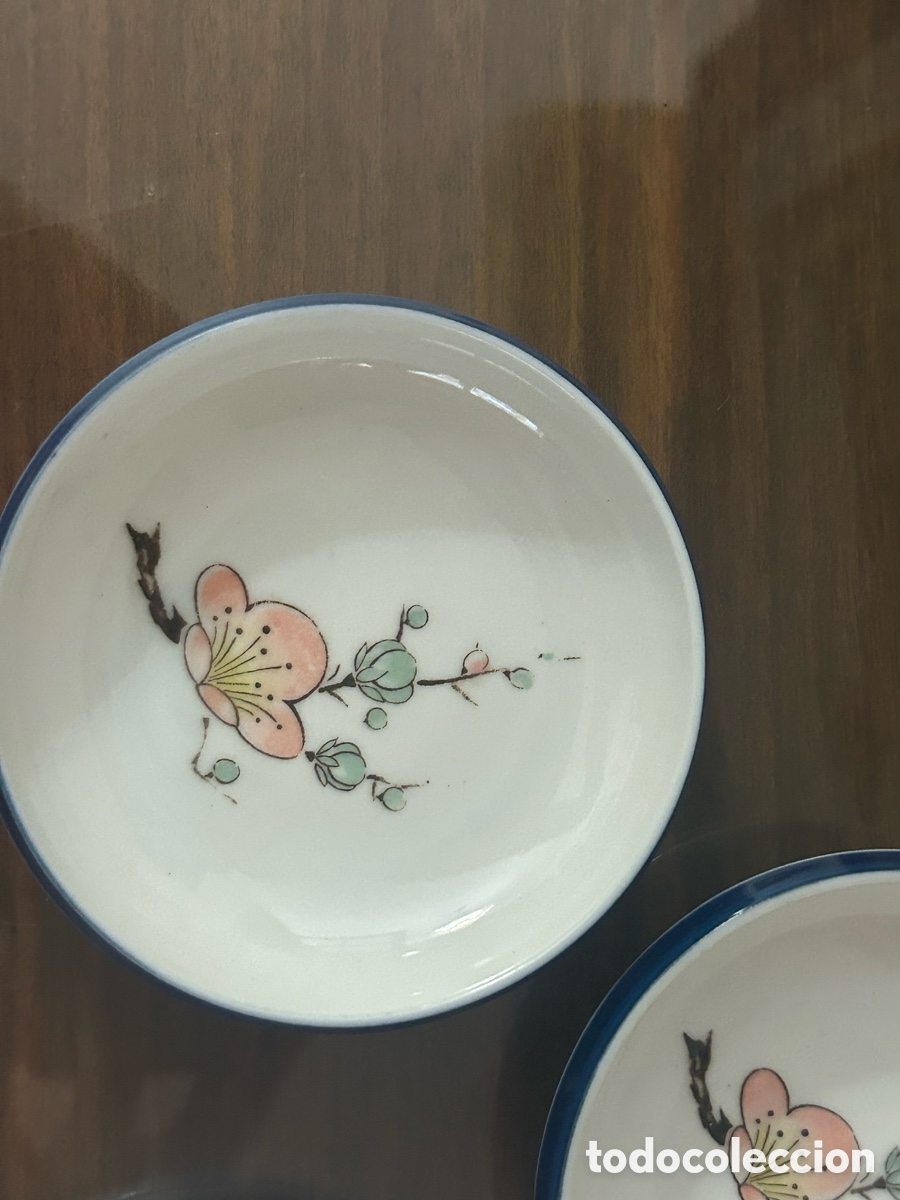 Antig&uuml;edades: Cuencos japoneses de porcelana vintage, juego de 3