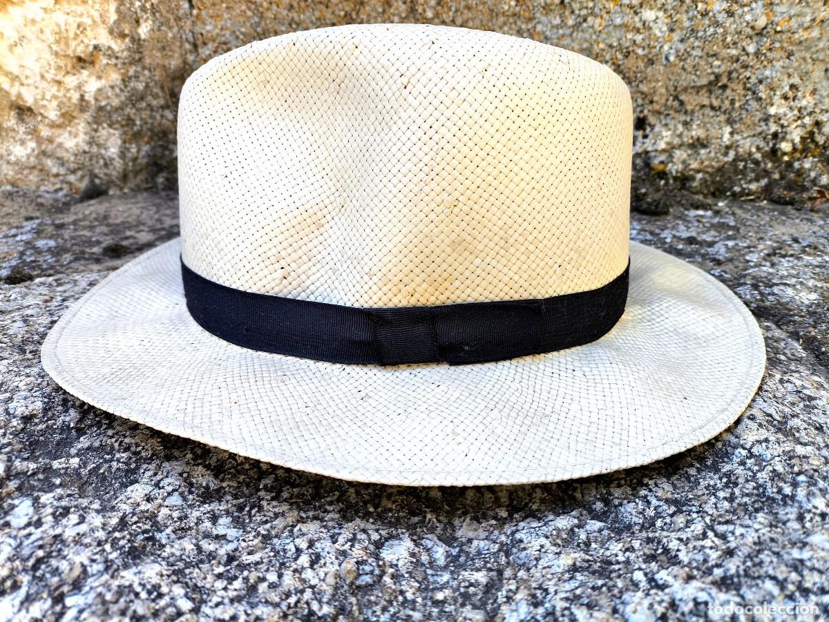 Antig&uuml;edades: SOMBRERO PANAM&Aacute; R&Iacute;GIDO - NEW YORK HAT CO. - PRINCIPIOS A&Ntilde;OS 90 - PERFECTO ESTADO