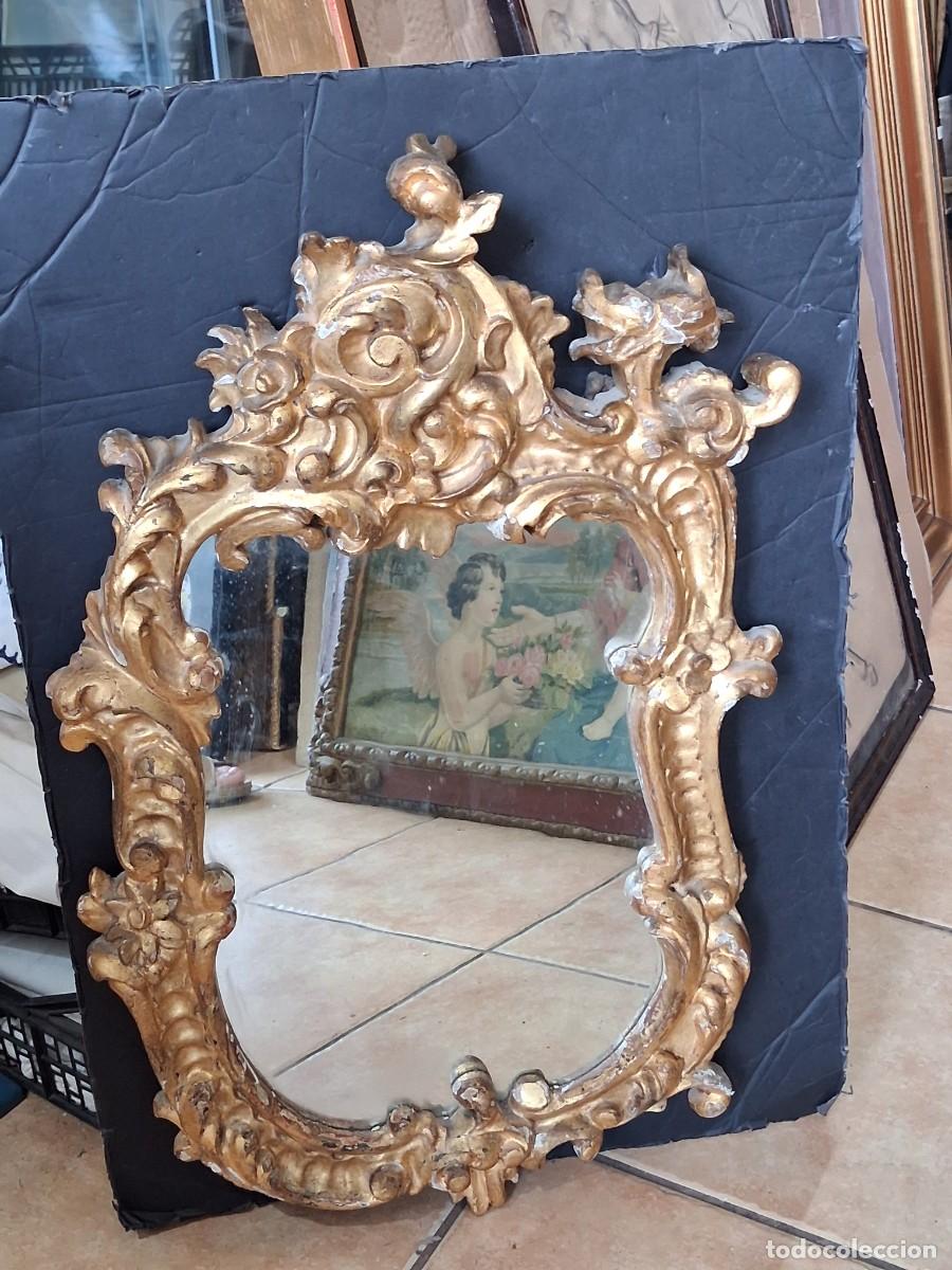 Antig&uuml;edades: Espejo estilo rococo S.XIX - Foto 1