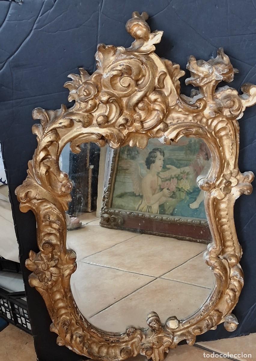 Antig&uuml;edades: Espejo estilo rococo S.XIX - Foto 3