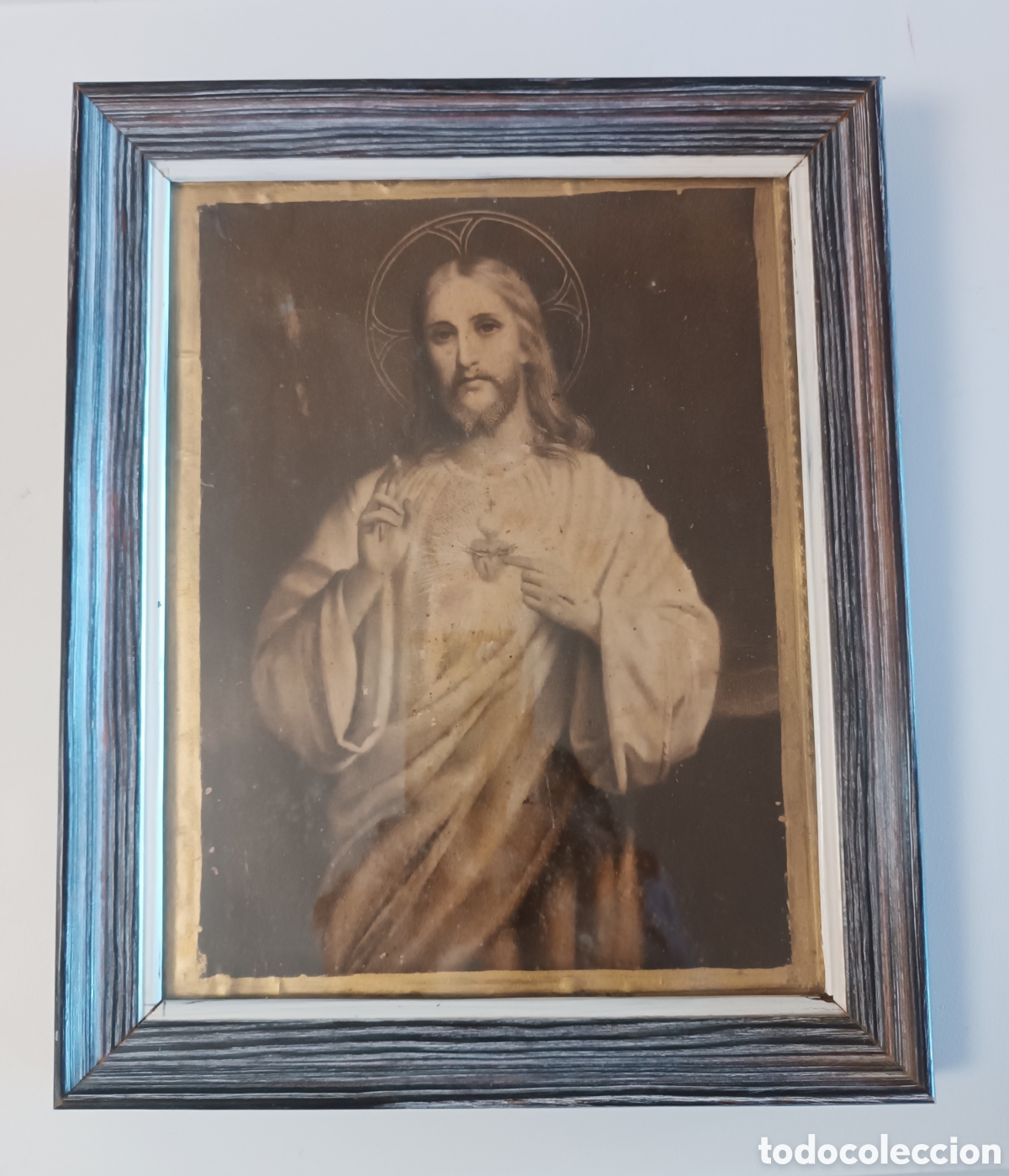 Antig&uuml;edades: CUADRO L&aacute;mina Coraz&oacute;n de JES&Uacute;S.