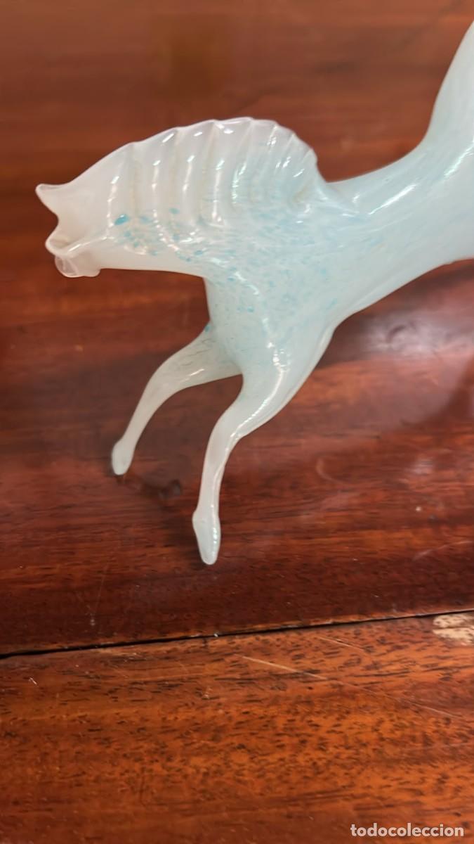 Antig&uuml;edades: FIGURAS DE CABALLOS DE MURANO DE 20 CMS. DE LONGITUD - Foto 2