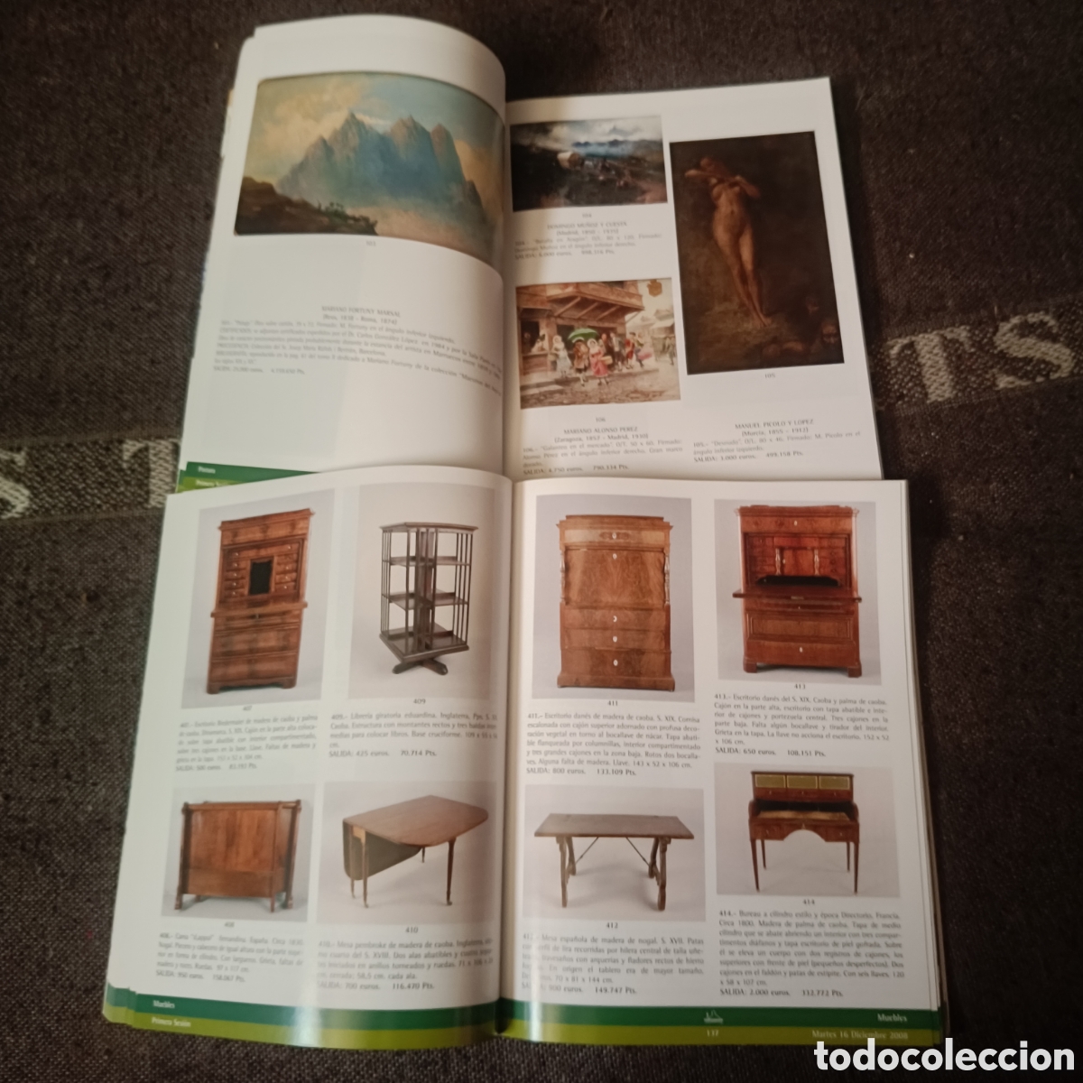 Antig&uuml;edades: Lote 2 cat&aacute;logos Subastas Duran - Foto 4