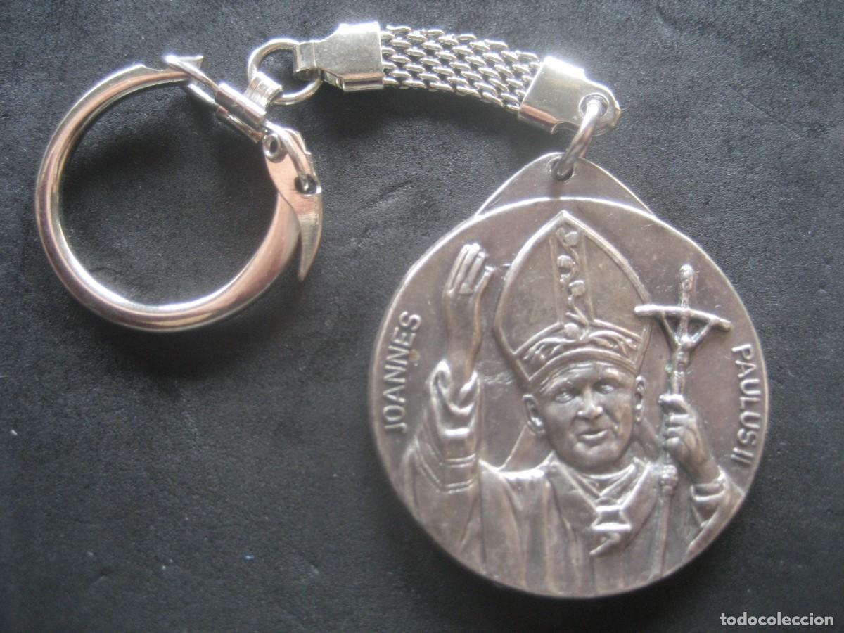 Antig&uuml;edades: LLAVERO PAPA JUANPABLO II. JUBILEO A&Ntilde;O 2000