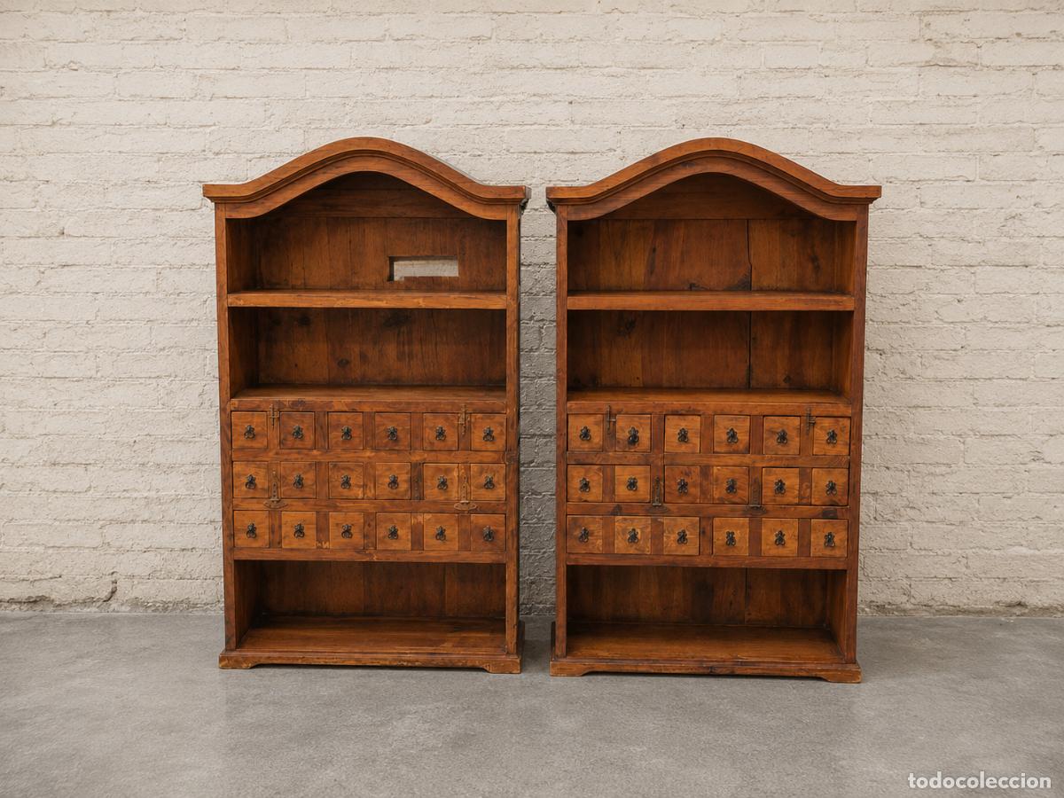 Antiguidades: Estanter&iacute;a Librer&iacute;a antigua estilo Ingl&eacute;s Victoriano (2) Mueble sal&oacute;n Librero antiguo Biblioteca