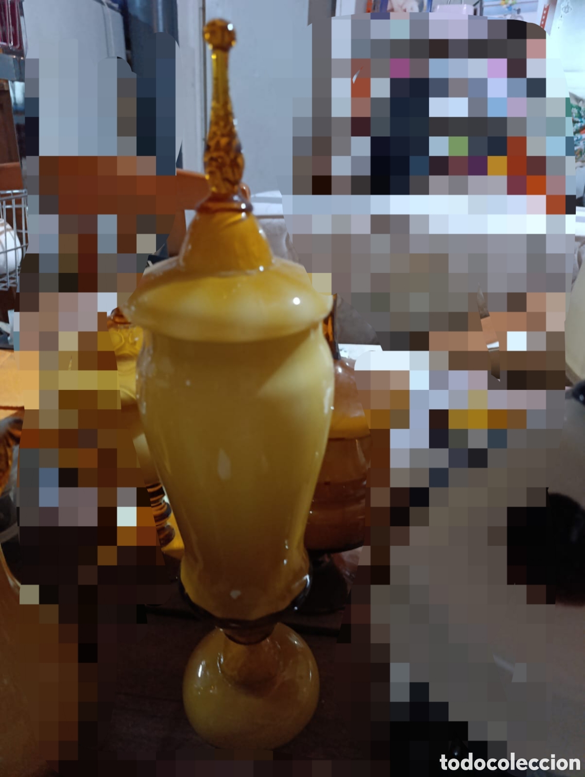 Antig&uuml;edades: Gran lote de piezas de murano y cristal doblado. - Foto 4