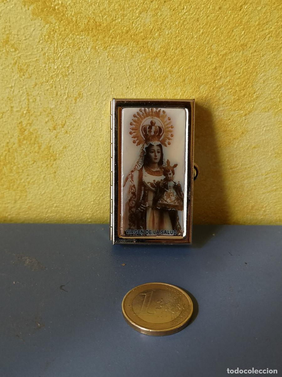 Antig&uuml;edades: PASTILLERO CON IMAGEN DE UNA VIRGEN